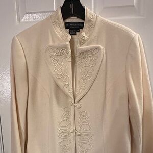 White Wool Waistcoat